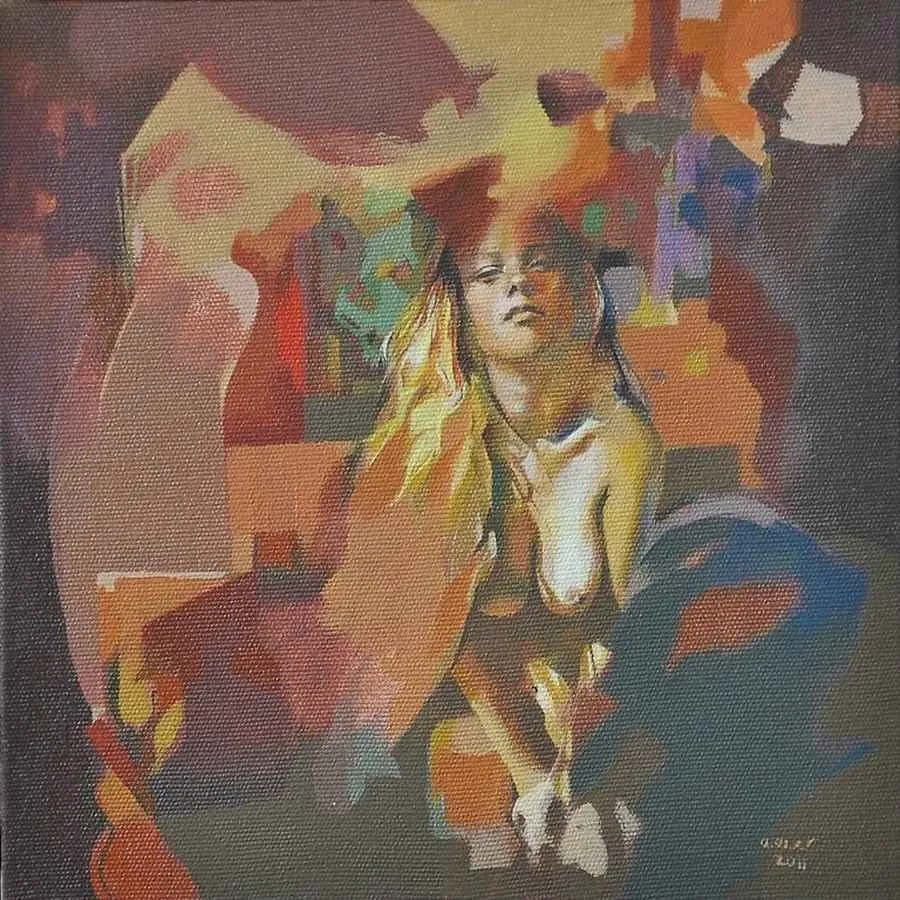 "isimsiz" eseri ALİ ÖZER tarafından 20x20 cm ölçülerinde yapılmıştır.
