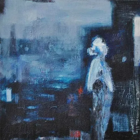 "isimsiz" eseri DUYGU AYDOĞAN tarafından 20x20 cm ölçülerinde yapılmıştır.