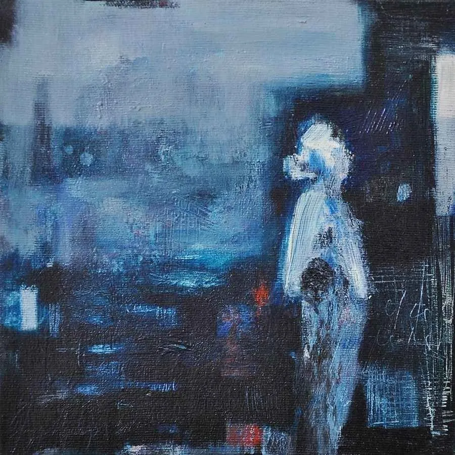 "isimsiz" eseri DUYGU AYDOĞAN tarafından 20x20 cm ölçülerinde yapılmıştır.