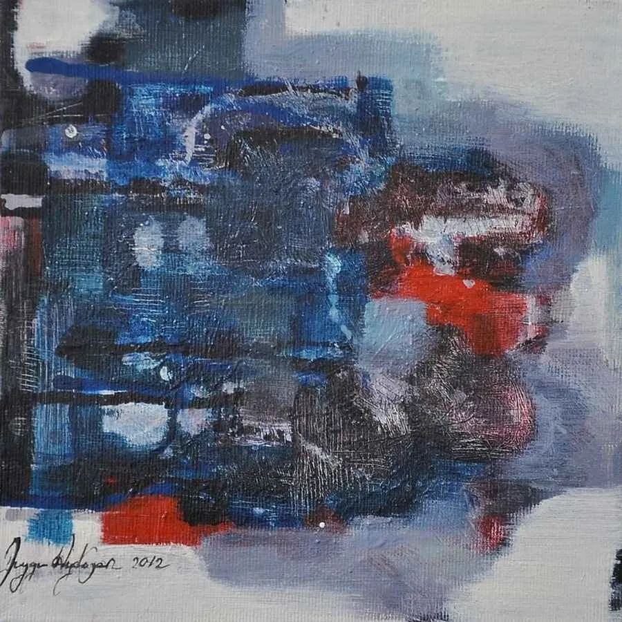 "isimsiz" eseri DUYGU AYDOĞAN tarafından 20x20 cm ölçülerinde yapılmıştır.
