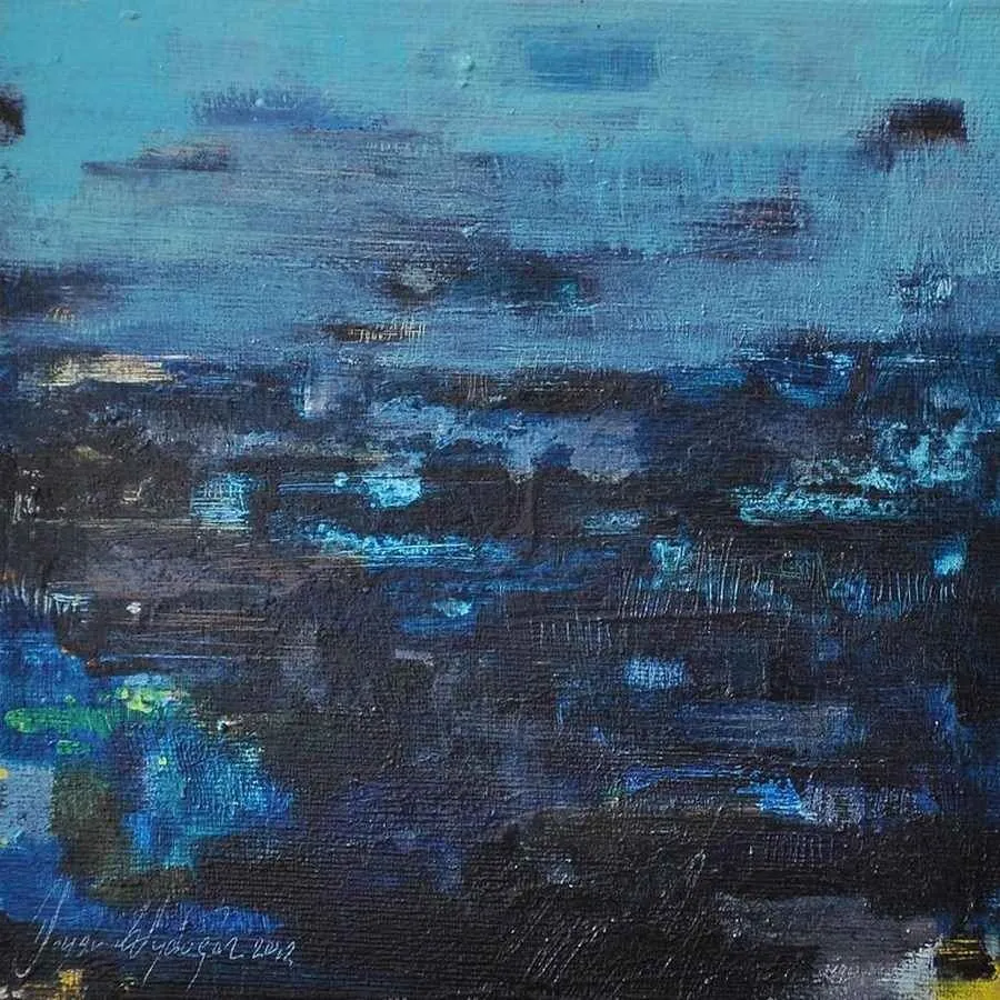 "isimsiz" eseri DUYGU AYDOĞAN tarafından 20x20 cm ölçülerinde yapılmıştır.