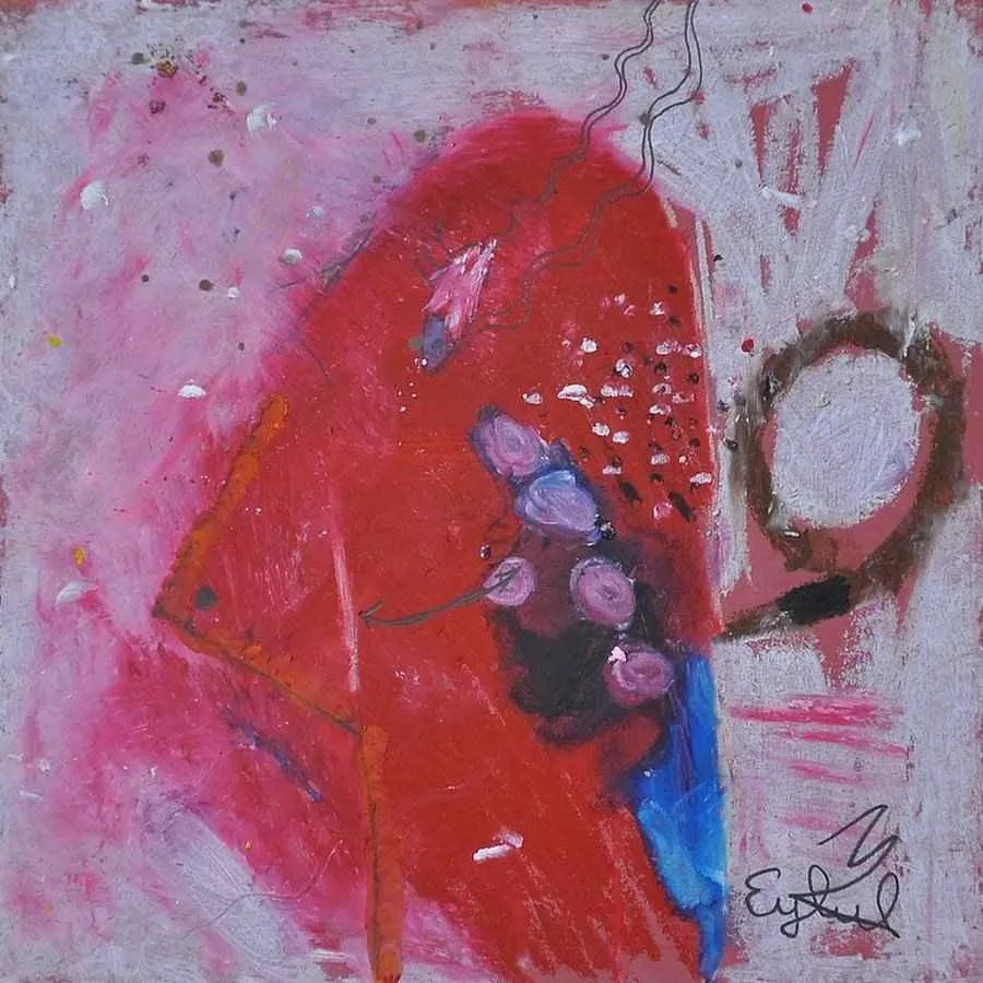 "isimsiz" eseri EYLÜL ESMER tarafından 20x20 cm ölçülerinde yapılmıştır.