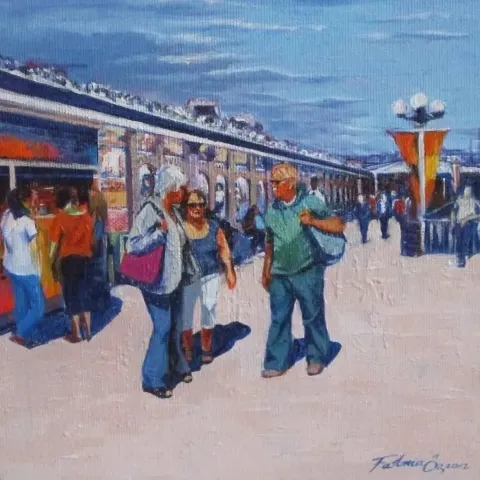 "isimsiz" eseri FATMA ÖZ tarafından 20x20 cm ölçülerinde yapılmıştır.