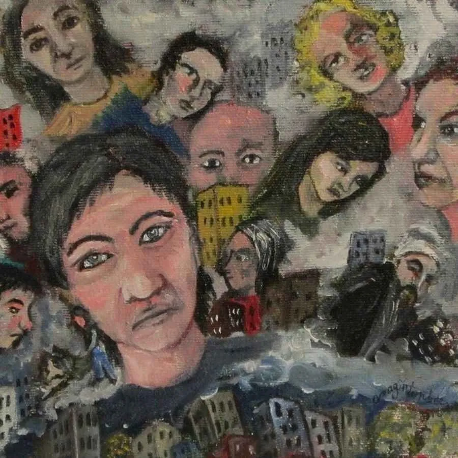 "isimsiz" eseri ARZU TORTOÇ tarafından 20x20 cm ölçülerinde yapılmıştır.