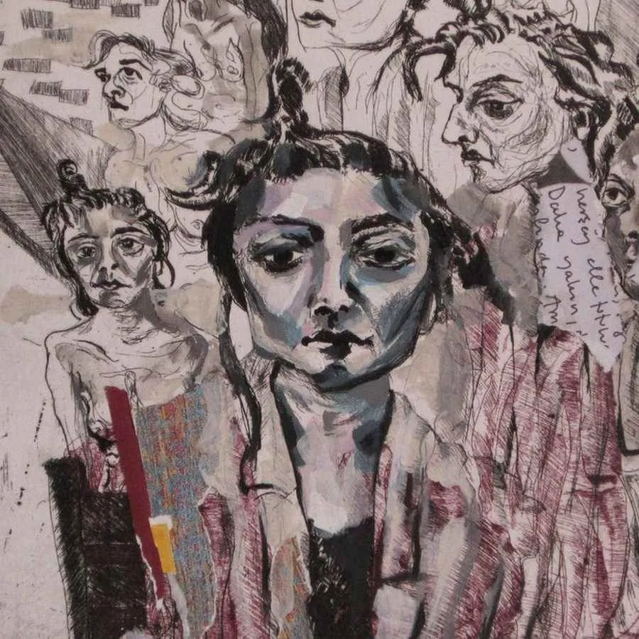 "isimsiz" eseri GÖZDE YURDUNMALI tarafından 20x20 cm ölçülerinde yapılmıştır.