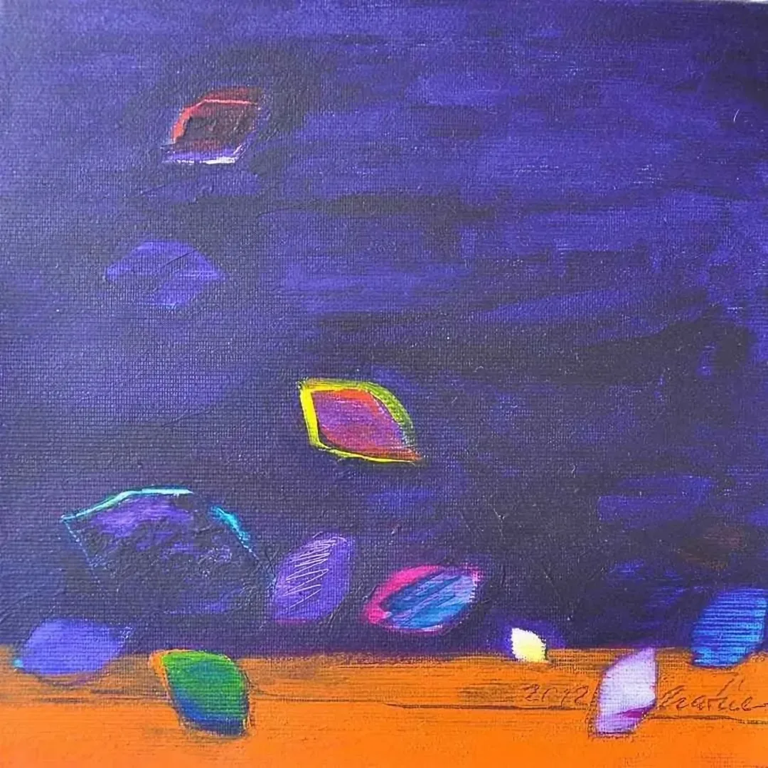"isimsiz" eseri HATİCE AYKANAT tarafından 20x20 cm ölçülerinde yapılmıştır.