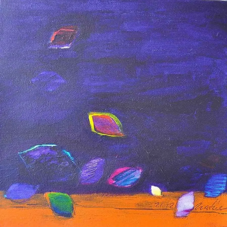 "isimsiz" eseri HATİCE AYKANAT tarafından 20x20 cm ölçülerinde yapılmıştır.