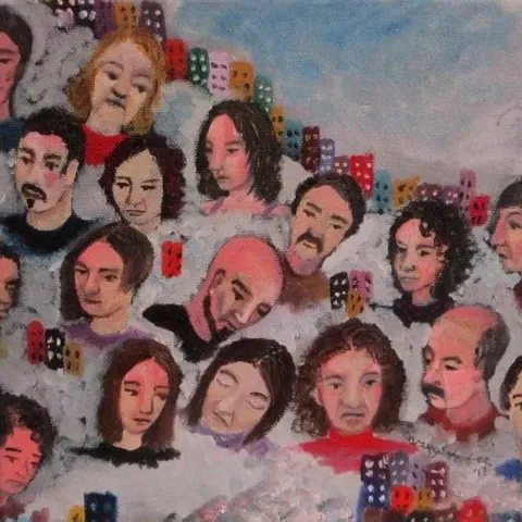 ARZU TORTOÇ — “isimsiz” "isimsiz" eseri ARZU TORTOÇ tarafından 20x20 cm ölçülerinde yapılmıştır.