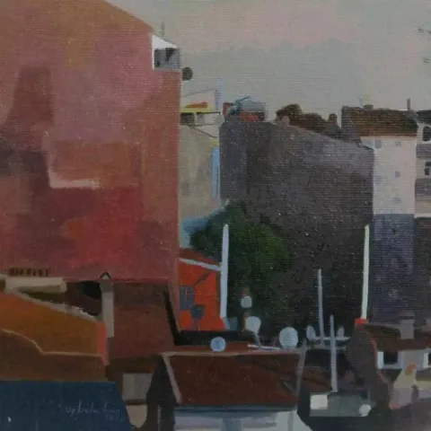 LEVENT OYLUÇTARHAN — “isimsiz” "isimsiz" eseri LEVENT OYLUÇTARHAN tarafından 20x20 cm ölçülerinde yapılmıştır.