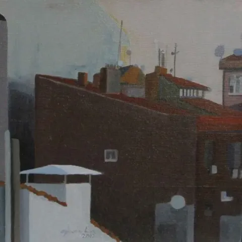 "isimsiz" eseri LEVENT OYLUÇTARHAN tarafından 20x20 cm ölçülerinde yapılmıştır.