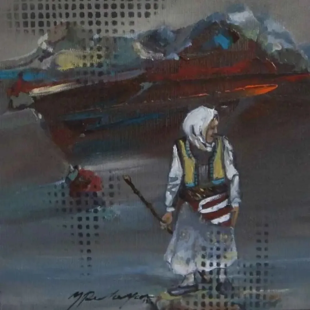 "isimsiz" eseri MEHMET PARLAYAN tarafından 20x20 cm ölçülerinde yapılmıştır.