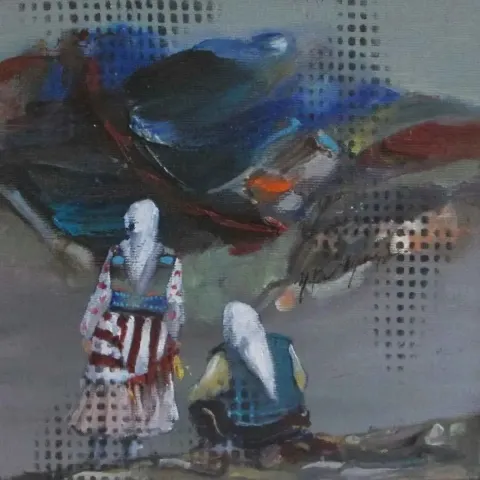MEHMET PARLAYAN — “isimsiz” "isimsiz" eseri MEHMET PARLAYAN tarafından 20x20 cm ölçülerinde yapılmıştır.