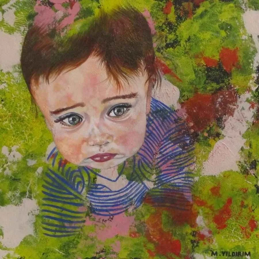"isimsiz" eseri MEHMET YILDIRIM tarafından 20x20 cm ölçülerinde yapılmıştır.