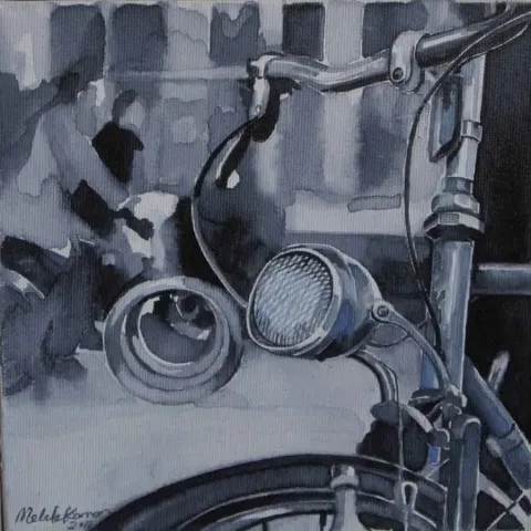 "isimsiz" eseri MELEK KAMAN tarafından 20x20 cm ölçülerinde yapılmıştır.
