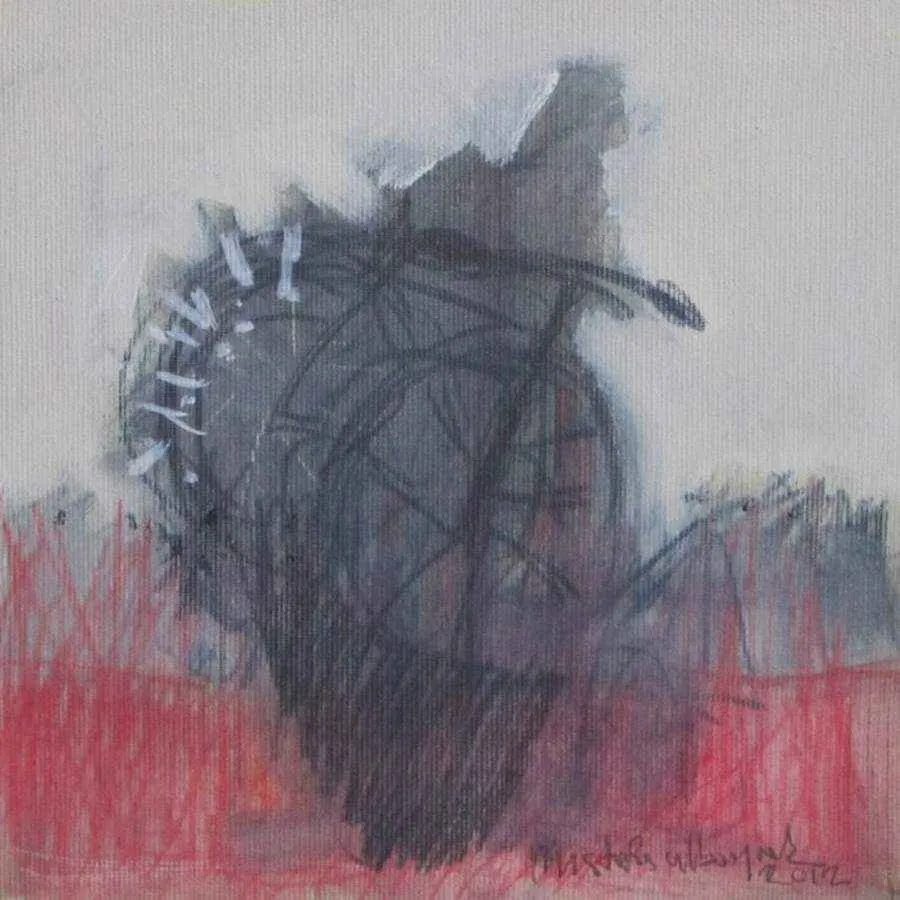 "isimsiz" eseri MUSTAFA ALBAYRAK tarafından 20x20 cm ölçülerinde yapılmıştır.
