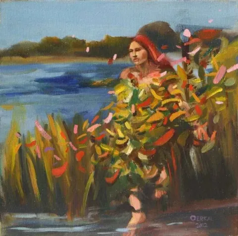 "isimsiz" eseri ORHAN ERKAL tarafından 20x20 cm ölçülerinde yapılmıştır.