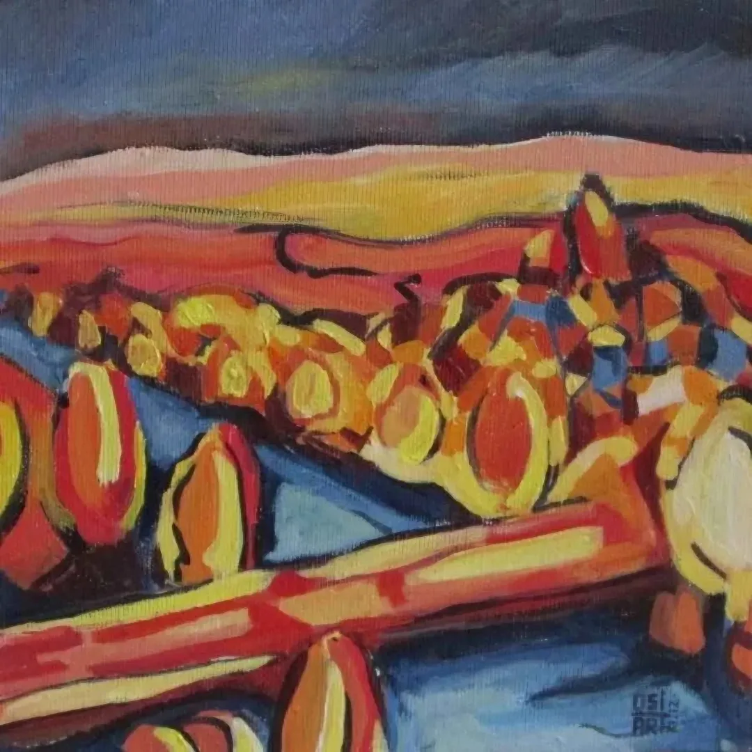 "isimsiz" eseri OSMAN YUSEİNOV tarafından 20x20 cm ölçülerinde yapılmıştır.