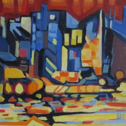 "isimsiz" eseri OSMAN YUSEİNOV tarafından 20x20 cm ölçülerinde yapılmıştır.