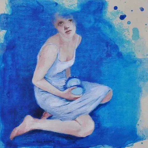 "isimsiz" eseri AYŞE TUBA BOYACI tarafından 20x20 cm ölçülerinde yapılmıştır.