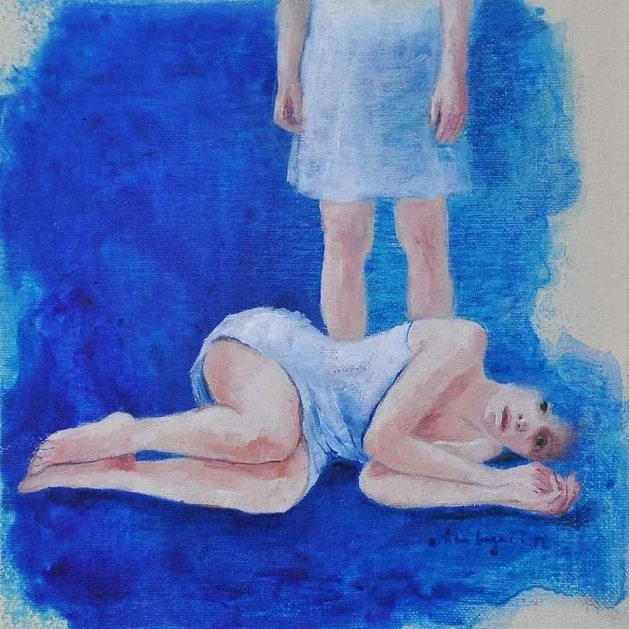 "isimsiz" eseri AYŞE TUBA BOYACI tarafından 20x20 cm ölçülerinde yapılmıştır.