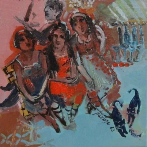 PERUZE HAMURCU — “isimsiz” "isimsiz" eseri PERUZE HAMURCU tarafından 20x20 cm ölçülerinde yapılmıştır.