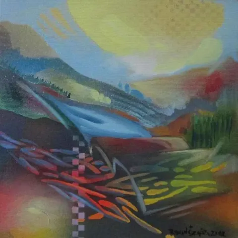 "isimsiz" eseri RIDVAN ÖZGÜR tarafından 20x20 cm ölçülerinde yapılmıştır.