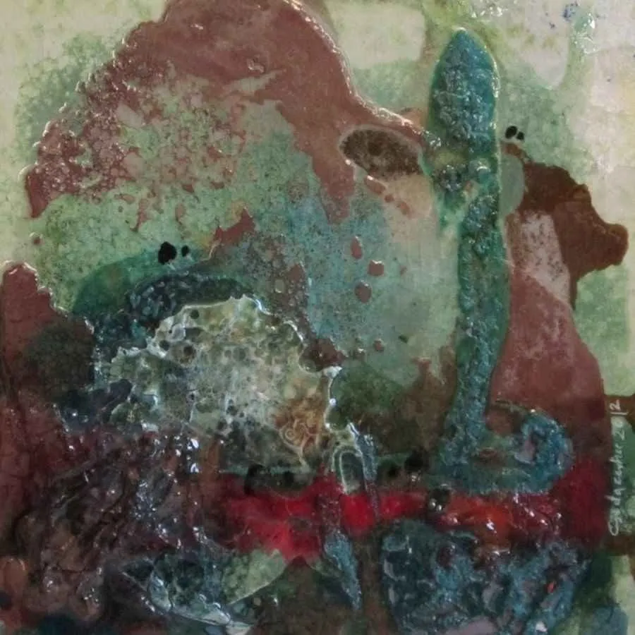 "isimsiz" eseri SEDA CEVHER KOCAOĞLU tarafından 20x20 cm ölçülerinde yapılmıştır.