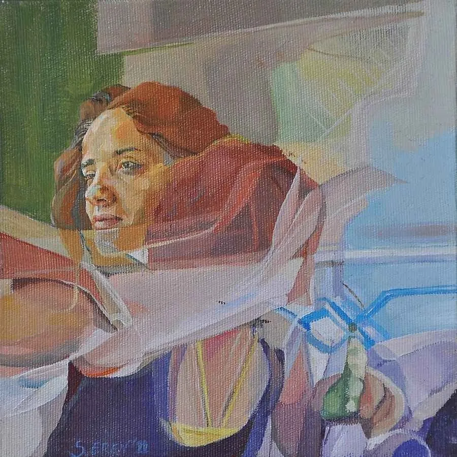 "isimsiz" eseri SELDA EREN tarafından 20x20 cm ölçülerinde yapılmıştır.