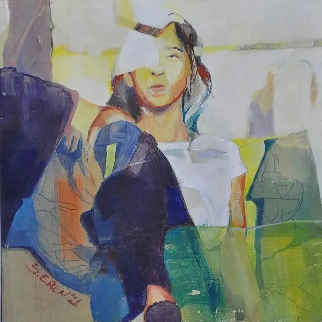 "isimsiz" eseri SELDA EREN tarafından 20x20 cm ölçülerinde yapılmıştır.