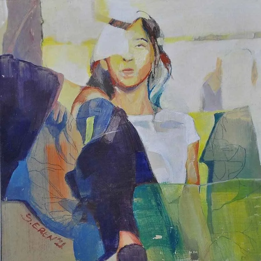 "isimsiz" eseri SELDA EREN tarafından 20x20 cm ölçülerinde yapılmıştır.