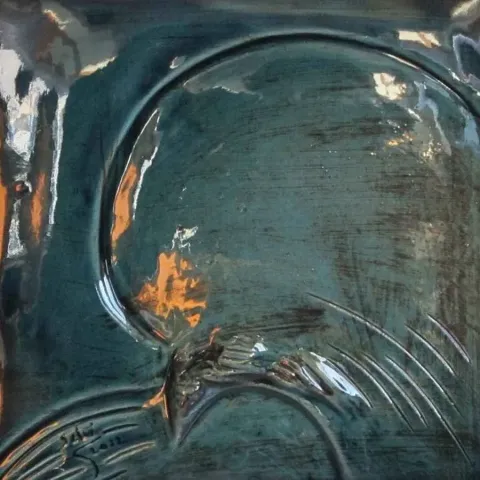 "isimsiz" eseri SELVİ İLHAN tarafından 20x20 cm ölçülerinde yapılmıştır.