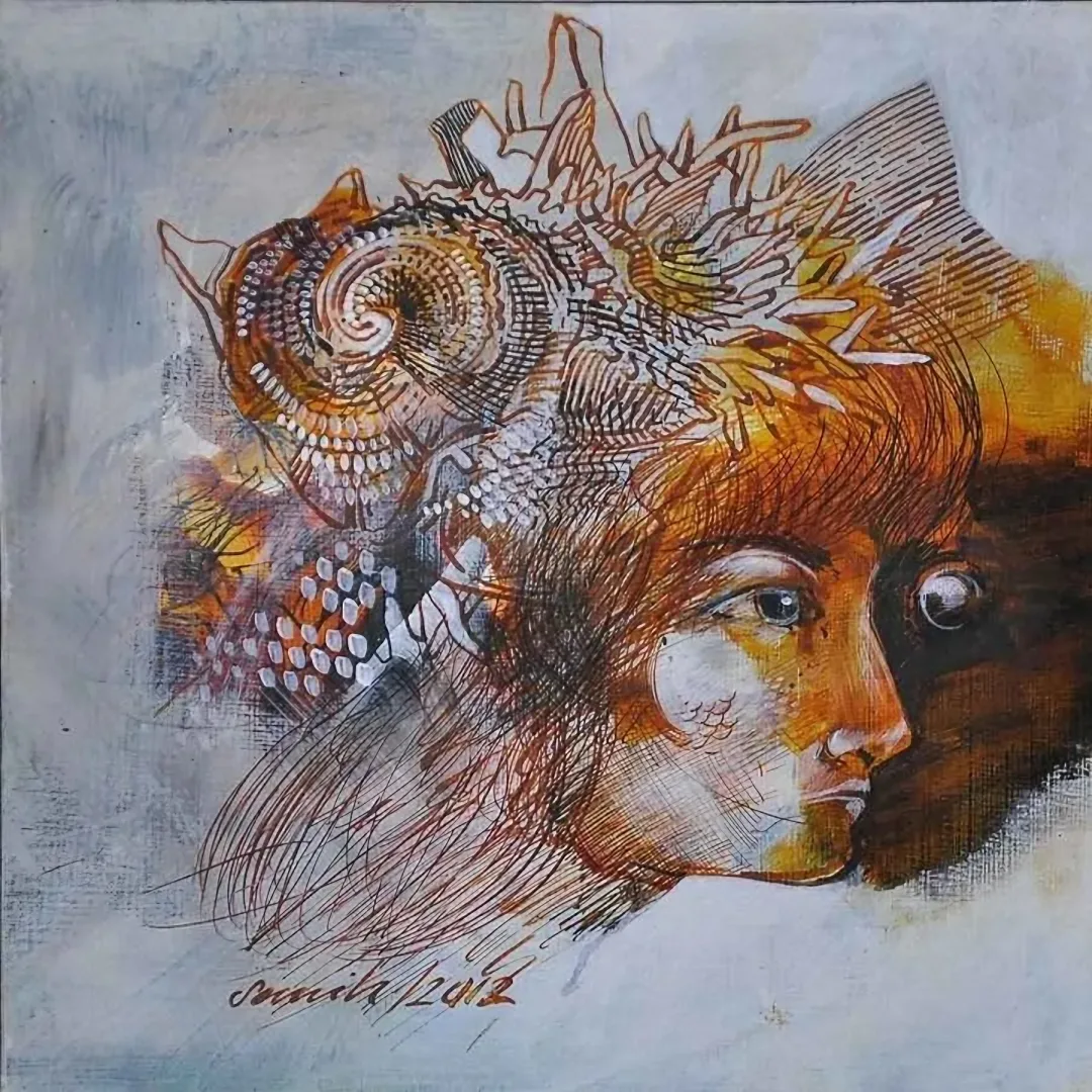 "isimsiz" eseri SEMİH KAPLAN tarafından 20x20 cm ölçülerinde yapılmıştır.