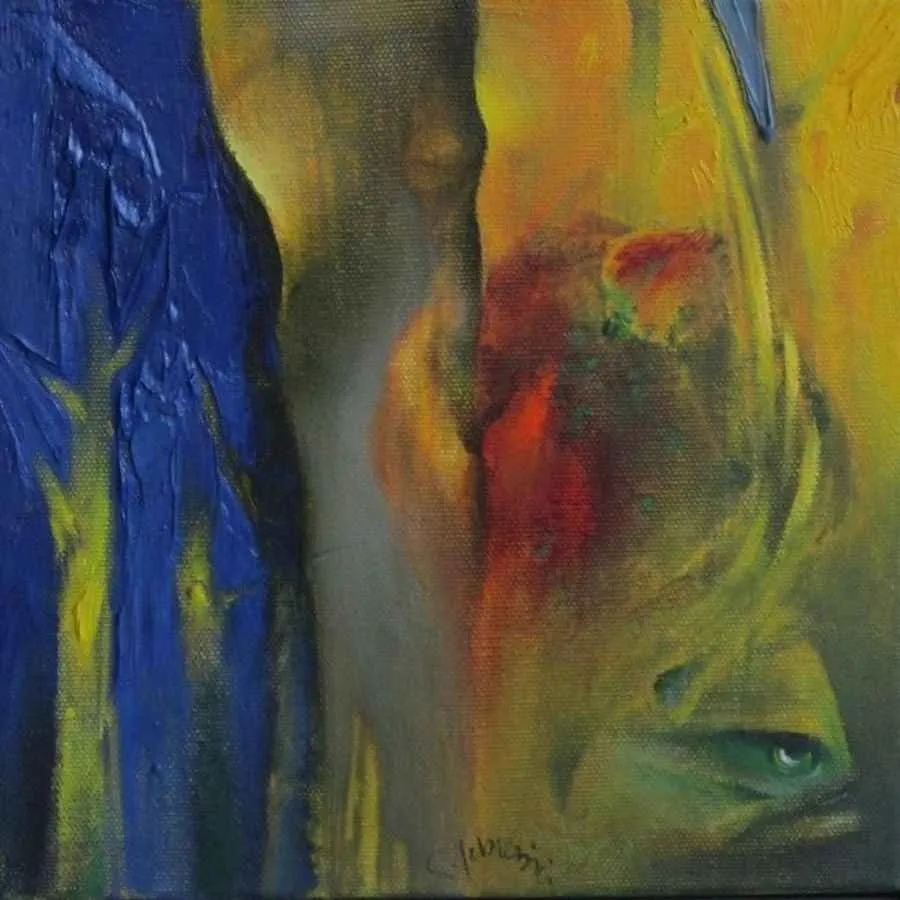 "isimsiz" eseri SERDAR LEBLEBİCİ tarafından 20x20 cm ölçülerinde yapılmıştır.