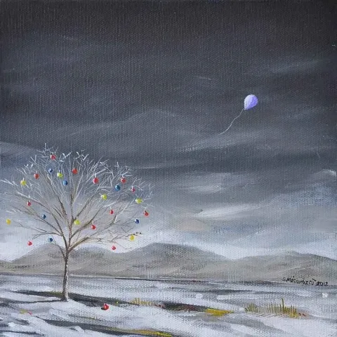 "isimsiz" eseri SERKAN KÜÇÜKÖZCÜ tarafından 20x20 cm ölçülerinde yapılmıştır.
