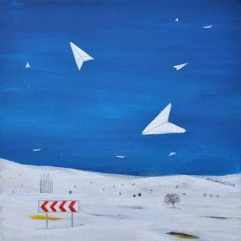 "isimsiz" eseri SERKAN KÜÇÜKÖZCÜ tarafından 20x20 cm ölçülerinde yapılmıştır.