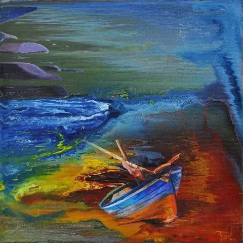 "isimsiz" eseri TURGUT AKARSU tarafından 20x20 cm ölçülerinde yapılmıştır.