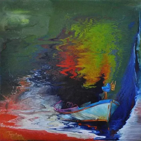 "isimsiz" eseri TURGUT AKARSU tarafından 20x20 cm ölçülerinde yapılmıştır.