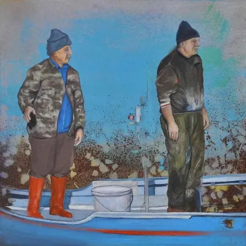 ÜMİT TÜRK — “isimsiz” "isimsiz" eseri ÜMİT TÜRK tarafından 20x20 cm ölçülerinde yapılmıştır.