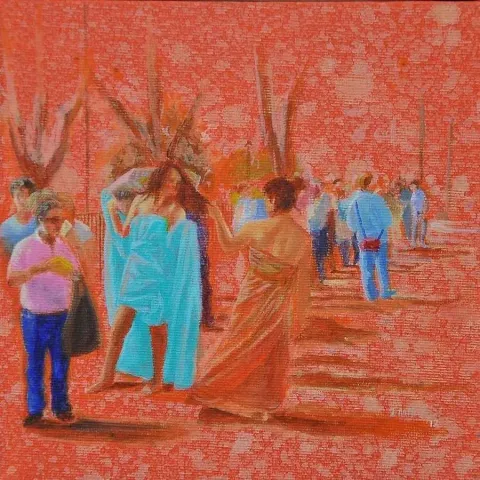 "isimsiz" eseri ZAFER MALKOÇ tarafından 20x20 cm ölçülerinde yapılmıştır.