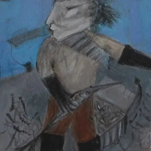 "isimsiz" eseri BANU ÇİÇEK ÖZAL tarafından 20x20 cm ölçülerinde yapılmıştır.