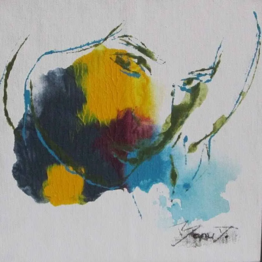 "isimsiz" eseri BANU DEMİRAĞ tarafından 20x20 cm ölçülerinde yapılmıştır.