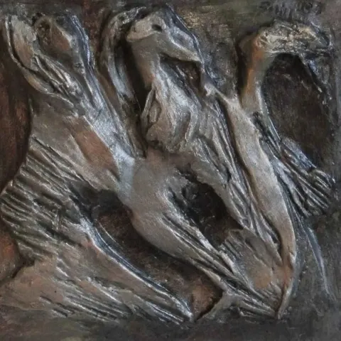 BELGİN ONAR DURMAZ — “isimsiz” "isimsiz" eseri BELGİN ONAR DURMAZ tarafından 20x20 cm ölçülerinde yapılmıştır.