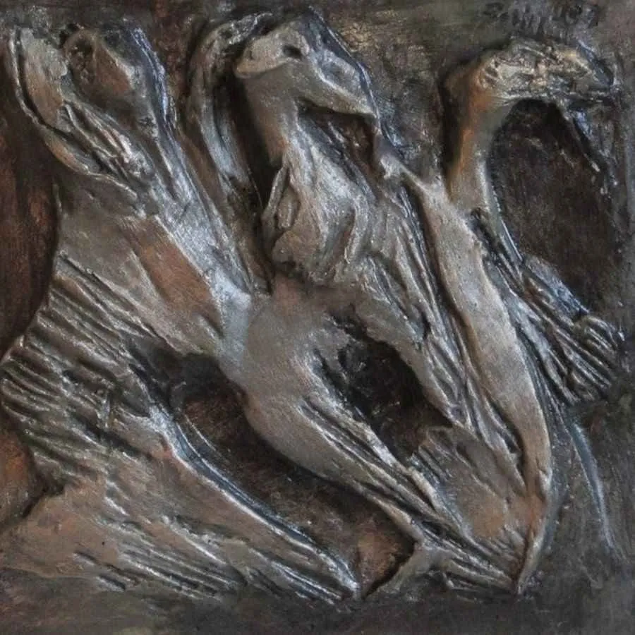 "isimsiz" eseri BELGİN ONAR tarafından 20x20 cm ölçülerinde yapılmıştır.