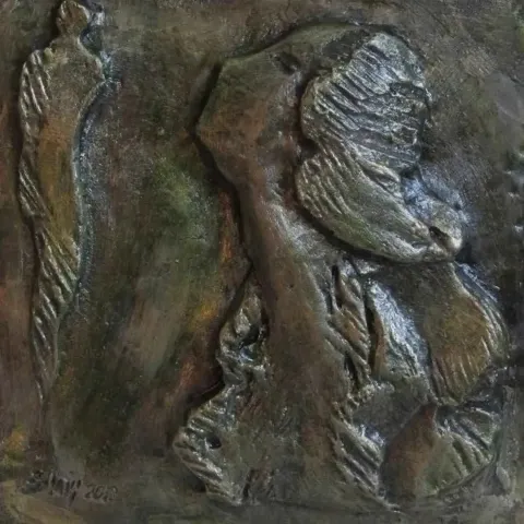 BELGİN ONAR DURMAZ — “isimsiz” "isimsiz" eseri BELGİN ONAR DURMAZ tarafından 20x20 cm ölçülerinde yapılmıştır.