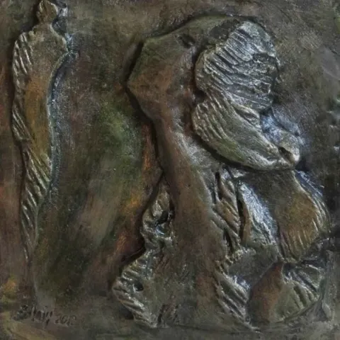 "isimsiz" eseri BELGİN ONAR tarafından 20x20 cm ölçülerinde yapılmıştır.