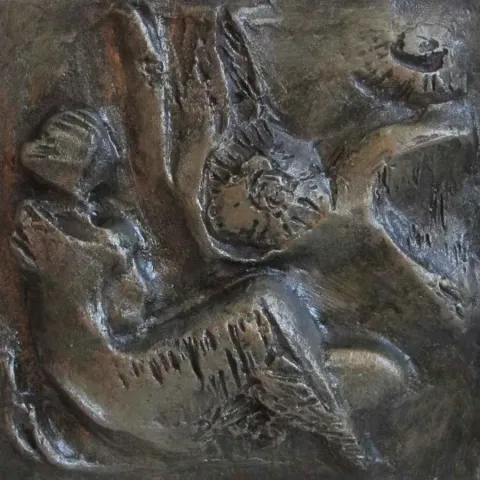 "isimsiz" eseri BELGİN ONAR tarafından 20x20 cm ölçülerinde yapılmıştır.