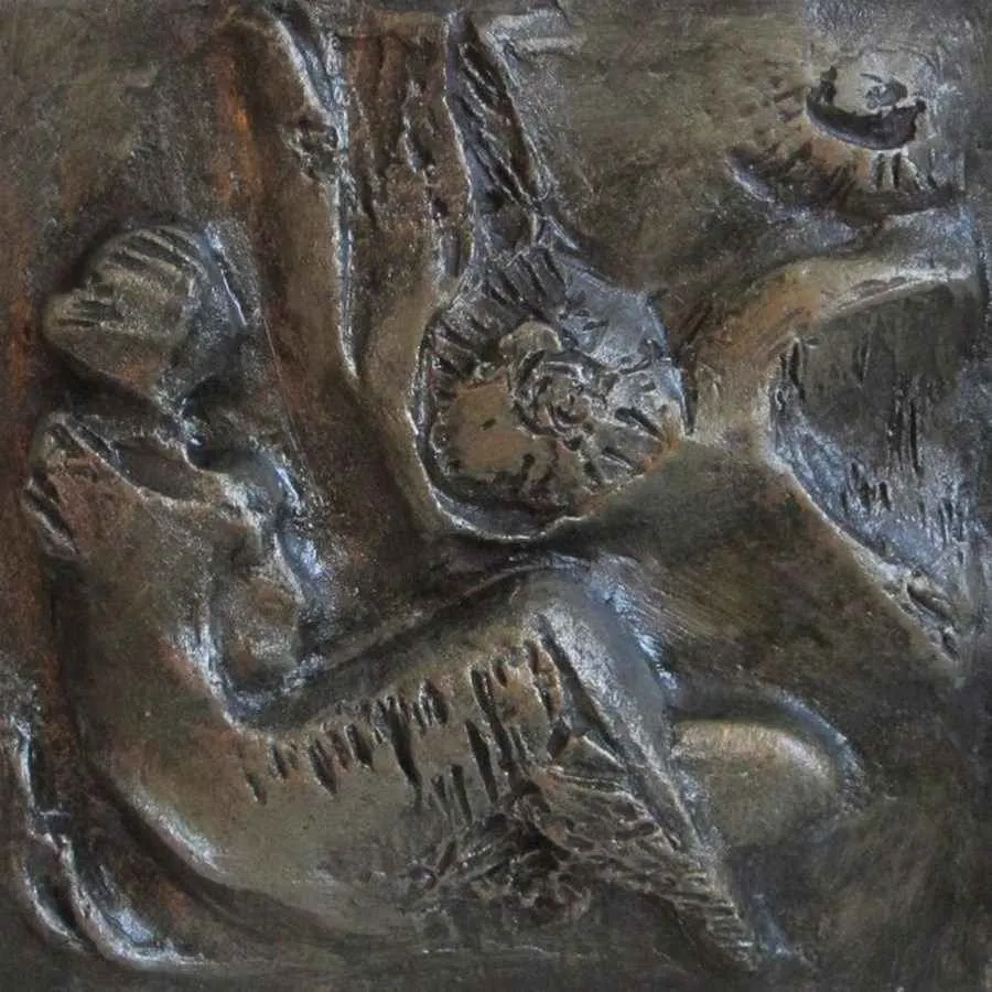 "isimsiz" eseri BELGİN ONAR tarafından 20x20 cm ölçülerinde yapılmıştır.