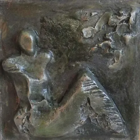 "isimsiz" eseri BELGİN ONAR tarafından 20x20 cm ölçülerinde yapılmıştır.