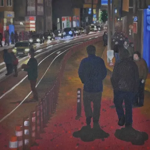 "isimsiz" eseri BURCU AYDIN tarafından 20x20 cm ölçülerinde yapılmıştır.