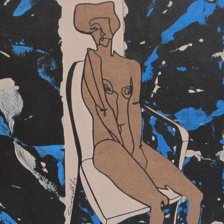 "isimsiz" eseri CANAN UÇARER tarafından 20x20 cm ölçülerinde yapılmıştır.